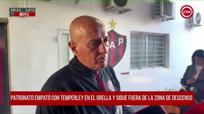 Fuentes analiz&oacute; el empate y mostr&oacute; preocupaci&oacute;n por las nuevas lesiones de Patronato